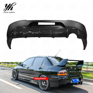 กันชนหลังไฟเบอร์กลาสคุณภาพสูงใหม่ สำหรับ <span class=keywords><strong>Lancer</strong></span> <span class=keywords><strong>Evolution</strong></span> 8 <span class=keywords><strong>9</strong></span> ปี 2003-2007 สไตล์ JDM OEM พร้อมการประกอบที่ลงตัวอย่างเยี่ยม - Product Image 3