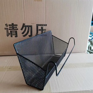 Storage Basket Rectangle Hook Type <b>Large</b> Capacity Black And White Dormitory Bedside Storage Box <b>Bins</b> Hebei Manufacturer Direct - Product Image 2