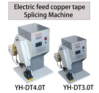 Máquina de crimpado de terminales de cable de alimentación por pasos YH-DT3.0T, máquina de empalme de tiras de cobre, capacidad de 3000 kg