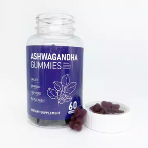 Gommes d'Ashwagandha OEM prix d'usine pour adultes soulagement du stress rehausseur de mémoire cérébrale Gommes Maca Tongkat Ali Ashwagandha - Product Image 4