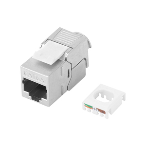Mạng che chắn mô-đun FTP 180 độ <span class=keywords><strong>RJ45</strong></span> <span class=keywords><strong>CAT5e</strong></span> CAT6 cat6A CAT7 Slim toolless <span class=keywords><strong>Keystone</strong></span> <span class=keywords><strong>jack</strong></span> - Product Image 6
