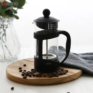 304 Grade En Acier Inoxydable Presse Française Cafetière 34 Onces avec 4 Niveaux De Filtration Système Presse à Café Française En Verre