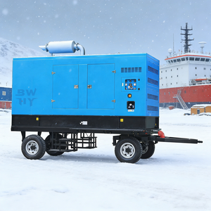 Mobiele precisie dieselgenerator van 10-100 kW voor onderzoek/expedities, 380V/220V 50Hz, -50°C ℃   Arctic Kit, aanhangwagen gemonteerd - Product Image 1