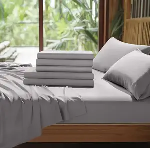 2024 New Arrival OEKO-Tex Pure Bamboo Bed Sheets 100% Organic Bamboo Sheet Set Bamboo Bedsheets Bedding Set