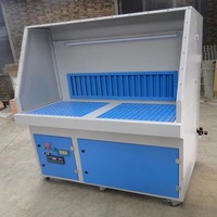 Vente en gros d'usine Nouveau bon prix Table de ponçage à main Banc ponceuse Table à courant descendant avec protection de sécurité État de vente en gros