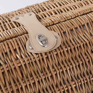 Etiqueta tejida de Picnic de mimbre cesta de almacenamiento de 2 - Product Image 3