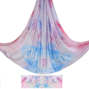 Hamac de yoga <span class=keywords><strong>aérien</strong></span> en tissu de 7 mètres Yiwu, équipement de yoga volant en soie, dispositif anti-gravité pour fitness et yoga à domicile (uniquement) - Product Image 4