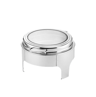 Vente directe d'usine ensemble de buffet rond en acier inoxydable 6L poêle chauffant chauffe-plats hôtel et restaurant équipement de restauration