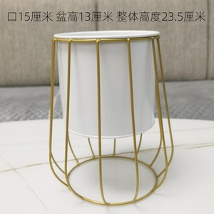 Modern Home Wrought Iron Fruit Gift <b>Basket</b> with Hollow Out Hanging <b>Storage</b> Wire <b>Baskets</b> Included - Product Image 4