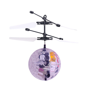 2020 Capteur Balle <span class=keywords><strong>Volante</strong></span> avec <span class=keywords><strong>boule</strong></span> DE Disco MENÉE <span class=keywords><strong>Lumineuse</strong></span> Électronique Infrarouge Induction Avion cadeau spécial - Product Image 3
