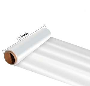 Huamaohengchun Rollo de Envoltura Elástica de Grado Alimenticio HDPE de 18 Pulgadas, 1500 pies, 80 Gauge, Película Plástica Transparente de Resistencia Industrial (Paquete de 4) - Product Image 3