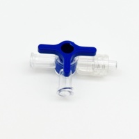 Contrôle de débit en plastique 3 voies Luer Valve mâle femelle Luer Lock connecteur vanne d'arrêt à trois voies
