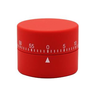 Minuteur de cuisine mécanique en plastique rond avec logo personnalisé imprimé à l'écran, compte à rebours de 60 minutes, rappel de compte à rebours avec pointeur - Product Image 2