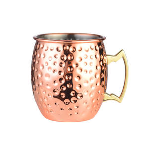 Vente en gros de tasse en cuivre recyclé sublimation en acier inoxydable bière boisson Moscou Mule tasse en cuivre avec poignée pour Olympia <span class=keywords><strong>Grand</strong></span> Teton - Product Image 4