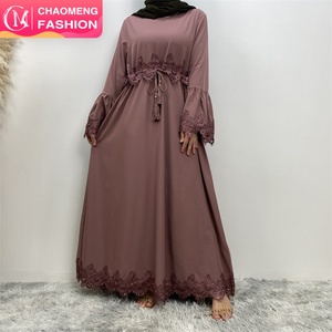 16001 #   Vestidos Musulmanes en Oferta, Vestidos de Noche Musulmanes de Manga Larga de Alta Calidad, Vestido Bordado de Moda para Mujer - Product Image 1