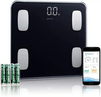 Balance de Salle de Bain Électronique Digitale Veidt, Pèse-Personne Intelligent pour la Maison avec Analyse Corporelle Connectée