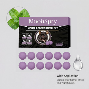 Lot de 12 répulsifs solides à la menthe poivrée pour souris, rats, serpents, et autres animaux nuisibles (gnous, etc.) – <span class=keywords><strong>Naturel</strong></span>, sûr pour les animaux domestiques et les humains, pour <span class=keywords><strong>jardin</strong></span>, cour, maison, abri, intérieur et extérieur - Product Image 1
