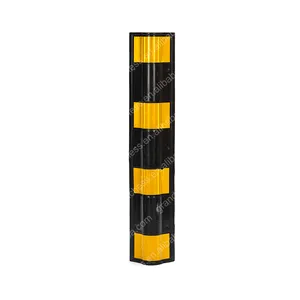 82cm Competitive Price Black Yellow Stripes Rubber Corner Guard Protector