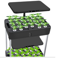 Mini Jardin Hydroponique Intelligent avec Éclairage Intérieur, Kit de Culture Hydroponique, Pot de Culture pour Boîte de Culture de Légumes