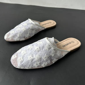 Baotou Lazy Man Half-Tie Fashionally Versatile <strong>Flat</strong> <strong>Sandals</strong> for <strong>Lady</strong> Shoes - Product Image 2