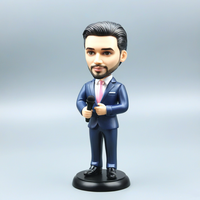 Souvenir Cadeaux Célébrité Bobblehead Figurine Personnalisé Main Résine Artisanat Personnalisé Bobblehead Statue