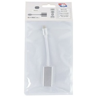 Câble adaptateur USB-C transfrontalier avec connecteurs mâle-femelle à âme en cuivre pour connexion ordinateur portable, moniteur, smartphone 4K
