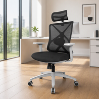 Kabel Chaise de bureau à dossier haut Design moderne maille ergonomique avec chaise réglable pour le bureau