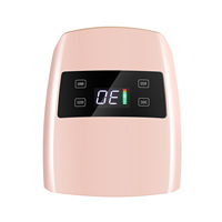 Lampe de photothérapie pour ongles sans fil rechargeable haute puissance 96W, séchage rapide, machine LED durable en plastique, 365+395-405nm