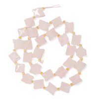 Perles en vrac de pierre naturelle, cristal coloré, 9 mm, trous diagonaux, étoile octogonale hexagramme Merkaba, pour la fabrication de bijoux