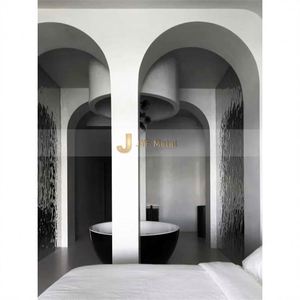 ANN2470 แผ่นสเตนเลสสตีลลายคลื่นสีโรสโกลด์ ซีรีส์ 300 มาตรฐาน ASTM สำหรับตกแต่งภายในสุดหรู กันน้ำ ทนไฟ - Product Image 4