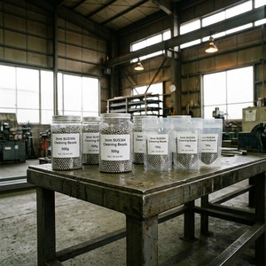 Perles en acier inoxydable massif de haute qualité de 3 mm pour le nettoyage des décanteurs, écologiques, réutilisables, nettoyeur de <span class=keywords><strong>carafe</strong></span>, prix d'usine - Product Image 3