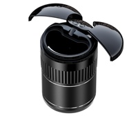 Nouvel Cendrier de Voiture de Luxe Durable avec Capteur Infrarouge Automatique, Rechargeable par USB, Couvercle Intérieur Métallique Amovible et Sans Fumée – Cadeau Idéal pour Fumeurs