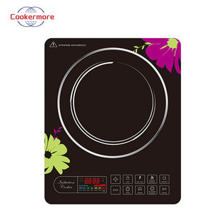 Cocina <span class=keywords><strong>Eléctrica</strong></span> de Cerámica de un Solo Quemador de Alta Potencia y Calentamiento Rápido, de Acero Inoxidable, a Batería, para Uso Doméstico, Tipo Inducción - Product Image 2