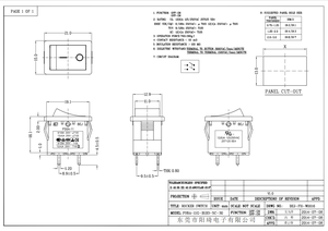 Mini interruptor basculante de Control de dos posiciones de 4 pines con forma cuadrada negra 6a 250V para el interruptor Industrial Universal del solicitante del hogar - Product Image 6