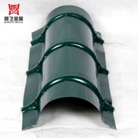 Peinture fluorocarbure PVDF couleur antique pour tuiles en acier glacé 0,5 mm pour toiture de villa de luxe