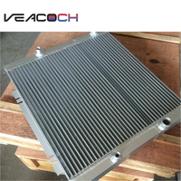 Intercambiador de Calor de Aluminio para Compresor de Aire de Tornillo de 5KW, 7.5KW, 10KW, 50KW, 70KW, Piezas de Repuesto Industriales de Alta Eficiencia