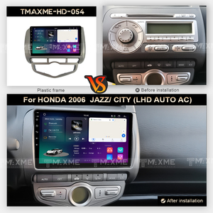 หน้าจอสัมผัสแอนดรอยด์ในรถยนต์ขนาด 9 นิ้ว มัลติมีเดีย แอนดรอยด์ คาร์ดีวีดี สำหรับรถยนต์ฮอนด้า แจ๊ส/ซิตี้ ปี <span class=keywords><strong>2006</strong></span> พร้อมเฟรมวิทยุติดรถยนต์ รองรับ Wireless Carplay - Product Image 2