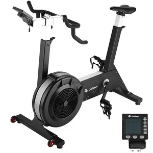 Gym Commercial Fitness Air Bike Fitness Aerobic Exercise Air Bike With Equipment Bracket And Electronic Screen