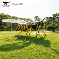 Modèle d'insecte animatronique réaliste, imperméable, en forme de coléoptère robotique pour jardin botanique, parc à thème, décoration extérieure - Fabricant