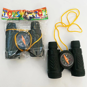 Jumelles avec boussole, jumelles en plastique, jouets pour enfants, articles en gros pour les magasins à prix d'usine - Product Image 1