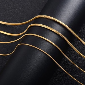 Collar Yadreva de Cadena Cuadrada Tipo Serpiente, Largo, de Acero Inoxidable, Joyería Simple de Metal - Product Image 6
