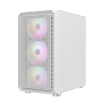 Vente en gros de nouveau boîtier pour PC de jeu au design cool 0.5mm SPCC boîtier d'ordinateur à panneau frontal en maille métallique ventilateur RVB boîtier pour PC Micro ATX pour joueur