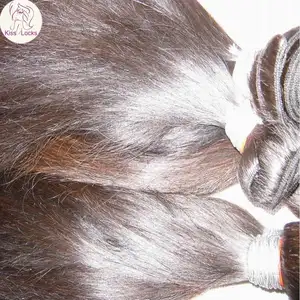 Nguyên thẳng Trinh Nữ Malaysia tóc con người sợi ngang đầy đủ lớp biểu bì phù hợp không có Sôi kisslocks