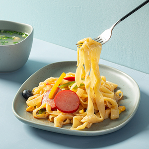 Pasta Konjac Tagliatelle Instantánea con Sabor a Avena, Rica en Fibra, Orgánica, Sin Gluten, Baja en Carbohidratos, en Bolsa y Caja - Product Image 4