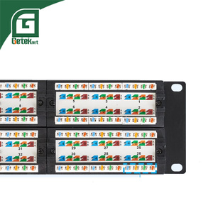 Gcabling Panneau de brassage vierge mural 1U <span class=keywords><strong>Cat</strong></span> <span class=keywords><strong>7</strong></span> Cat6a SFTP non équipé, 12 ou 24 ports, avec Keystone intégré 8 ports - Product Image 6