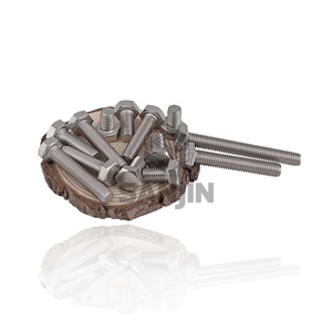 Оптовые титановые винты с шестигранной головкой M6/8/10/12/<span class=keywords><strong>14</strong></span>/16 из титана TA2 GR2, устойчивые к кислотной коррозии, на заказ - Product Image 5