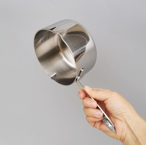 หม้ออุ่นนมสำหรับใช้ในบ้าน รุ่น SUS 304 700 มล. 0.5 ลิตร หม้อสแตนเลสมีขีดบอกปริมาตรพร้อมหูจับ - Product Image 5