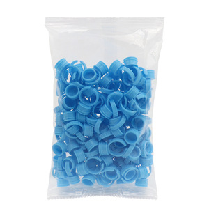 Coupelles jetables pour pigments PMU, 100 pièces, supports de colle pour cils, microblading des sourcils et tatouage - Product Image 4