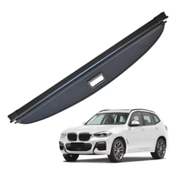 Vente flash : Accessoires intérieurs pour coffre de voiture BMW X3 2018+, pare-soleil rétractable pour coffre de voiture, couvre-coffre rétractable