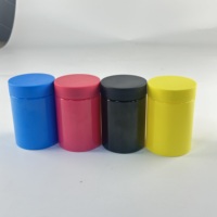 Bouteilles en PET rose de haute qualité, utilisées pour l'emballage de produits médicaux, de fleurs, de capsules et d'autres produits avec couvercle CR